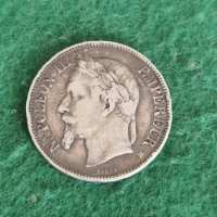 5 франка Наполеон III  Сребро , снимка 7 - Нумизматика и бонистика - 40844891
