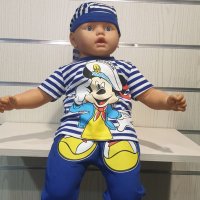 Ново бебешко моряшко комплектче Мики Маус от 3-24 месеца, снимка 5 - Комплекти за бебе - 28610644