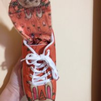 Дам.обувки/маратонки-"LARONNA"-№39-цвят-бяло+оранжево. Закупени от Германия., снимка 10 - Маратонки - 28246077