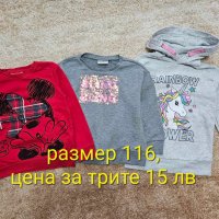 Детски блузи размер 116, снимка 1 - Детски Блузи и туники - 43532335