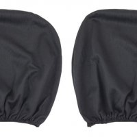 Комплект Калъфки за облегалки за глава на Кола Бус бели и черни 2 броя, снимка 2 - Аксесоари и консумативи - 32268344