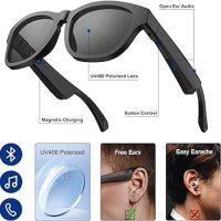SKYWAY Smart Bluetooth слънчеви очила за мъже, жени, безжични аудио очила, снимка 3 - Слънчеви и диоптрични очила - 43854672