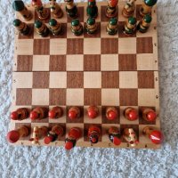 Шах за игра, Руски шах дърво ръчна изработка, снимка 5 - Шах и табла - 43032641