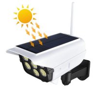  Соларна лампа тип бутафорна камера  с дистанционно управление, 35 SMD 180в, снимка 5 - Соларни лампи - 39436284