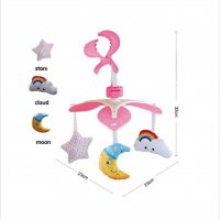 Бебешка  музикална въртележка за легло и кошара , снимка 6 - Играчки за стая - 39409981