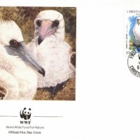 Остров Рождество 1990 - 4 броя FDC Комплектна серия - WWF, снимка 4 - Филателия - 38640100