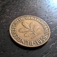 Монета - Германия - 10 пфенига | 1950г.; серия F, снимка 3 - Нумизматика и бонистика - 28550548