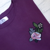 Сет тениска с емблема роза и скрънчи, снимка 2 - Тениски - 44866611