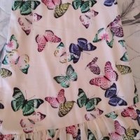 Красива рокличка на пеперуди 7-8 г, снимка 4 - Детски рокли и поли - 32763652