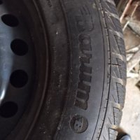 Метални джанти с зимни гуми за Нисан Кашкай 16ц 5 болта, снимка 1 - Гуми и джанти - 43281344