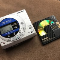 Sharp MD-MT15 Portable Recorder мини диск плейър, снимка 1 - MP3 и MP4 плеъри - 27086998