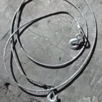 метално въже  4м  с 2 куки, снимка 1 - Други инструменти - 44082039