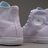 ПРОМО 🍊 CONVERSE ALL STAR № 38 🍊 Оригинални мрежести дамски кецове в бледо лилаво нови с кутия, снимка 10 - Дамски ежедневни обувки - 26576446