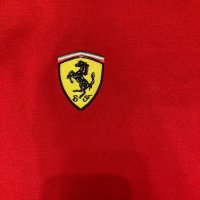 Страхотна оригинална тениска Ferrari, XXL, червен цвят , снимка 3 - Фен артикули - 43317845