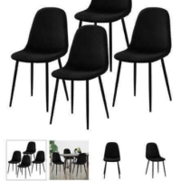 Нови !!!Комплект 4 броя трапезни стола Zwart . , снимка 2 - Столове - 44890064
