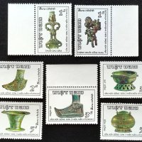 Виетнам, 1986 г. - пълна серия чисти марки, изкуство, 1*11, снимка 1 - Филателия - 43621499