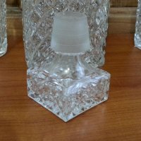 Кристални чаши и гарафа Бохемия Чехословакия, снимка 5 - Антикварни и старинни предмети - 35296987