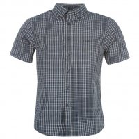  Pierre Cardin Карирана Мъжка Риза Short Sleeve Check Shirt Mens   , снимка 3 - Ризи - 28485127