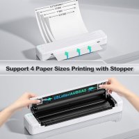 Нов Портативен Безмаслен Принтер Itari 300DPI – Идеален за Пътуване, снимка 2 - Принтери, копири, скенери - 43983689