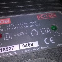 RYOBI BC-1800 battery charger-внос швеицария, снимка 2 - Винтоверти - 26497800