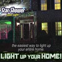 1798 Star Shower лазер прожектор за коледна украса - играещи светлини, снимка 12 - Прожектори - 44013544