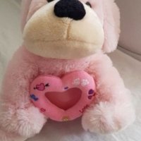 Розово плюшено куче, снимка 1 - Плюшени играчки - 35415063