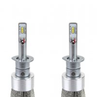 3000050968 Комплект LED Крушки за фар AMIO RS  H1 - 50W 7000 Lm + 200% по-ярка светлина, снимка 1 - Аксесоари и консумативи - 28341773