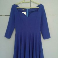 Прекрасна нова кралско синя рокля на Foggy, снимка 2 - Рокли - 26465284