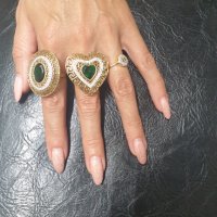 Златни пръстени 14К, снимка 2 - Пръстени - 37580102