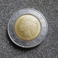 500 лири 1993г. Италия, снимка 2 - Нумизматика и бонистика - 39506586
