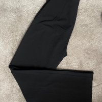 Черен панталон с широк крачол, снимка 2 - Панталони - 43954126