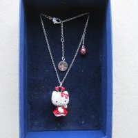 Колие Swarovski Crystal Hello Kitty, снимка 8 - Колиета, медальони, синджири - 27754476