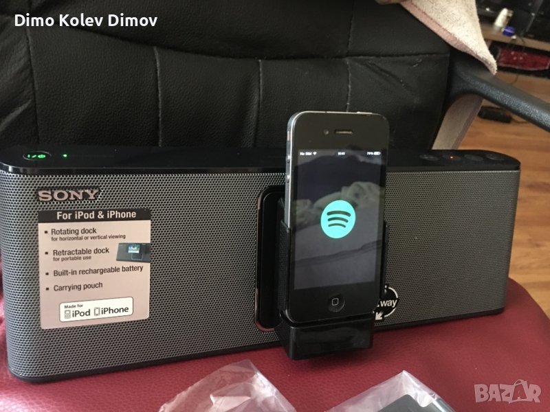 SONY iPhone iPod станция Spotify, снимка 1