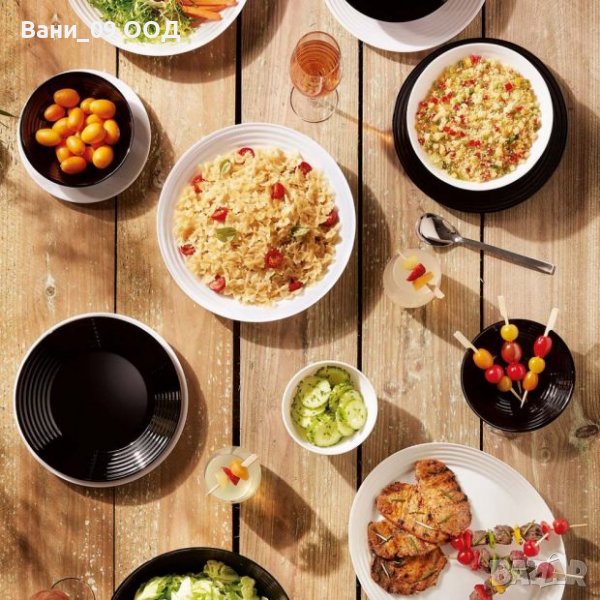 Сервиз за хранене от аркопал 18 части, снимка 1