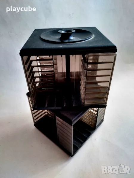 Два броя двойни поставки за аудио касети - Касетник, снимка 1