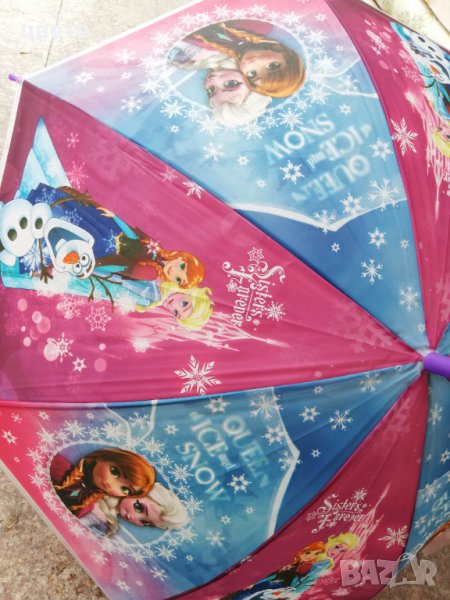 Детски чадър с елза, снимка 1