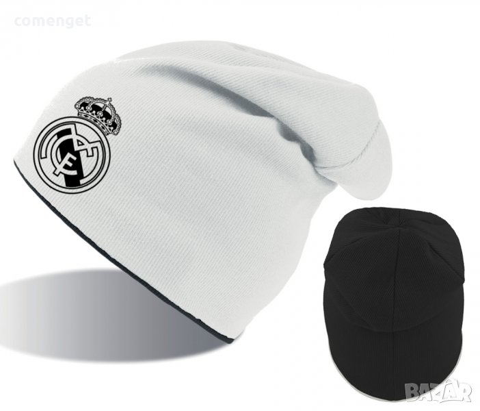 НОВО! ФЕН шапки тип beanie REAL MADRID / РЕАЛ МАДРИД - универсален размер. Или на ОТБОР по ИЗБОР!, снимка 1