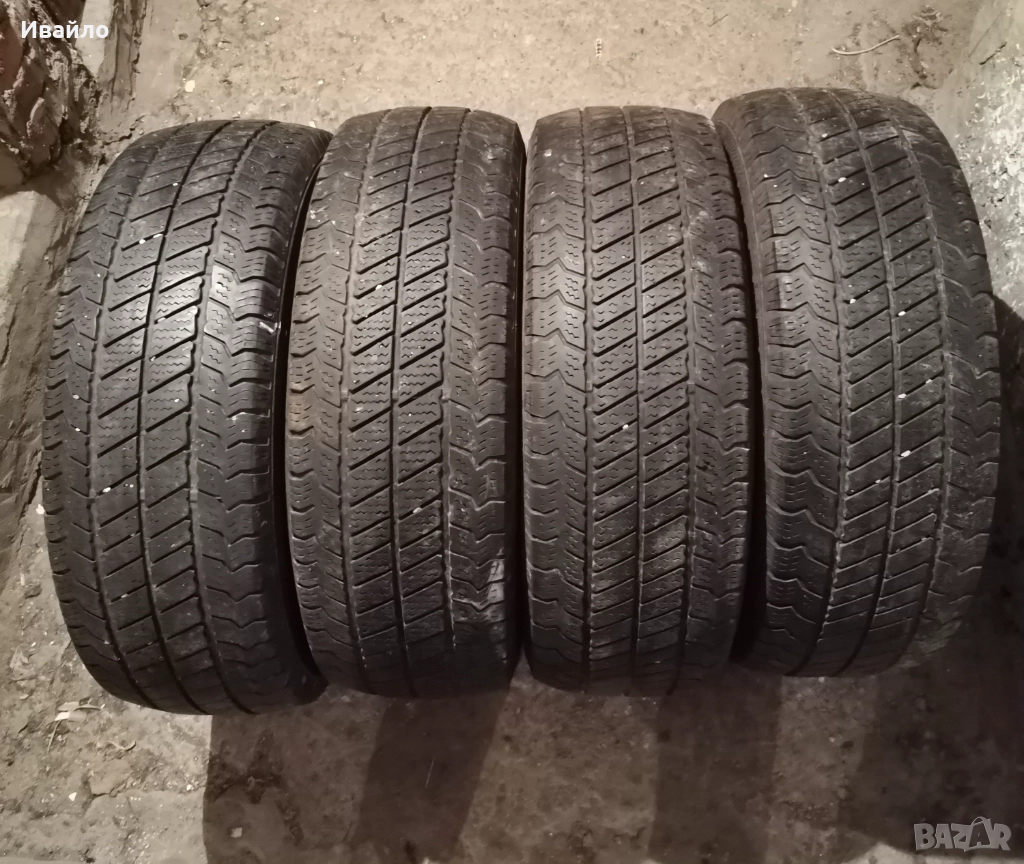 Продавам 4 броя Зимни гуми 215.65.16С дот 2019 barum , снимка 1