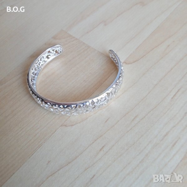 Нова, сребърна гривна с подарък луксозна подаръчна кутия.я, снимка 1