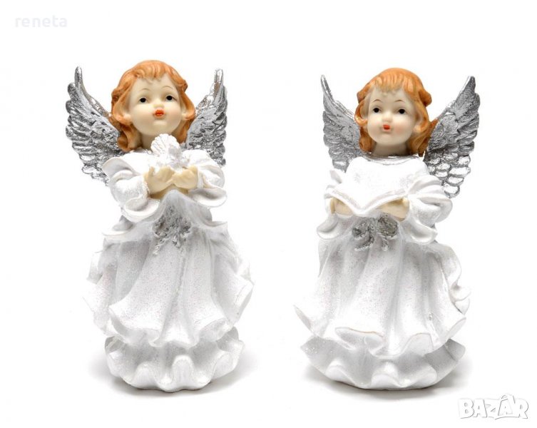 Статуетка, Ангел, Керамична, 17Х10 СМ, снимка 1