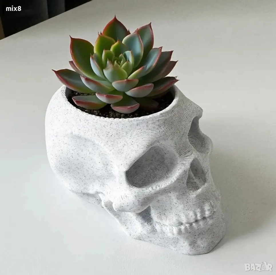 Череп ваза , снимка 1