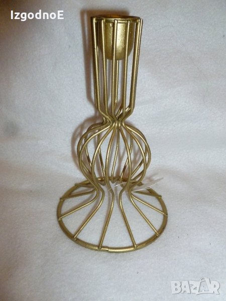 Нов метален свещник, коледен свещник, снимка 1