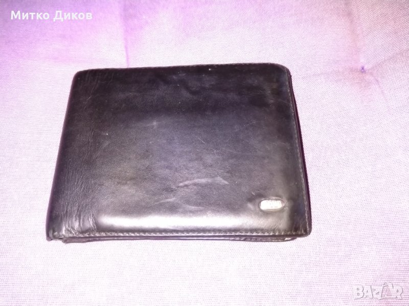 Портфейл Бонд №8 естествена кожа 120х95мм, снимка 1