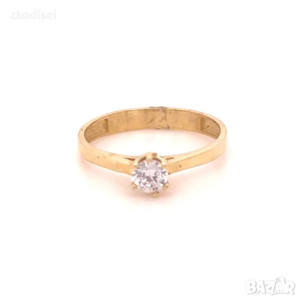 Златен дамски пръстен 1,78гр. 14кр.проба:585 размер:56 модел:4072-4, снимка 1