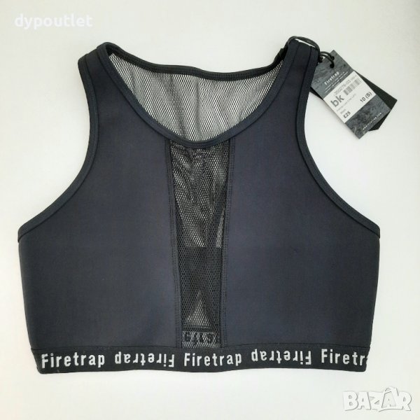 Firetrap - Дамско спортно неопреново бюстие Luxe Crip, Черен, размер S .                     , снимка 1