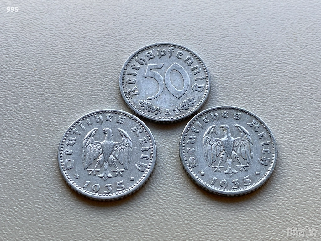 50 пфенига 1935 Германия, снимка 1