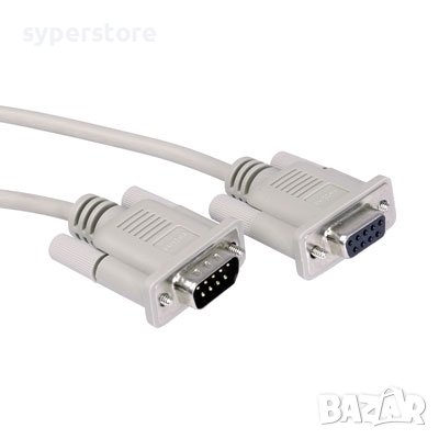 Кабел RS232 cable 9M/9F, 3m SS3011110, снимка 1