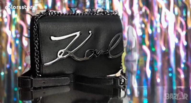 Черна чанта Karl Lagerfeld/SG86p, снимка 1