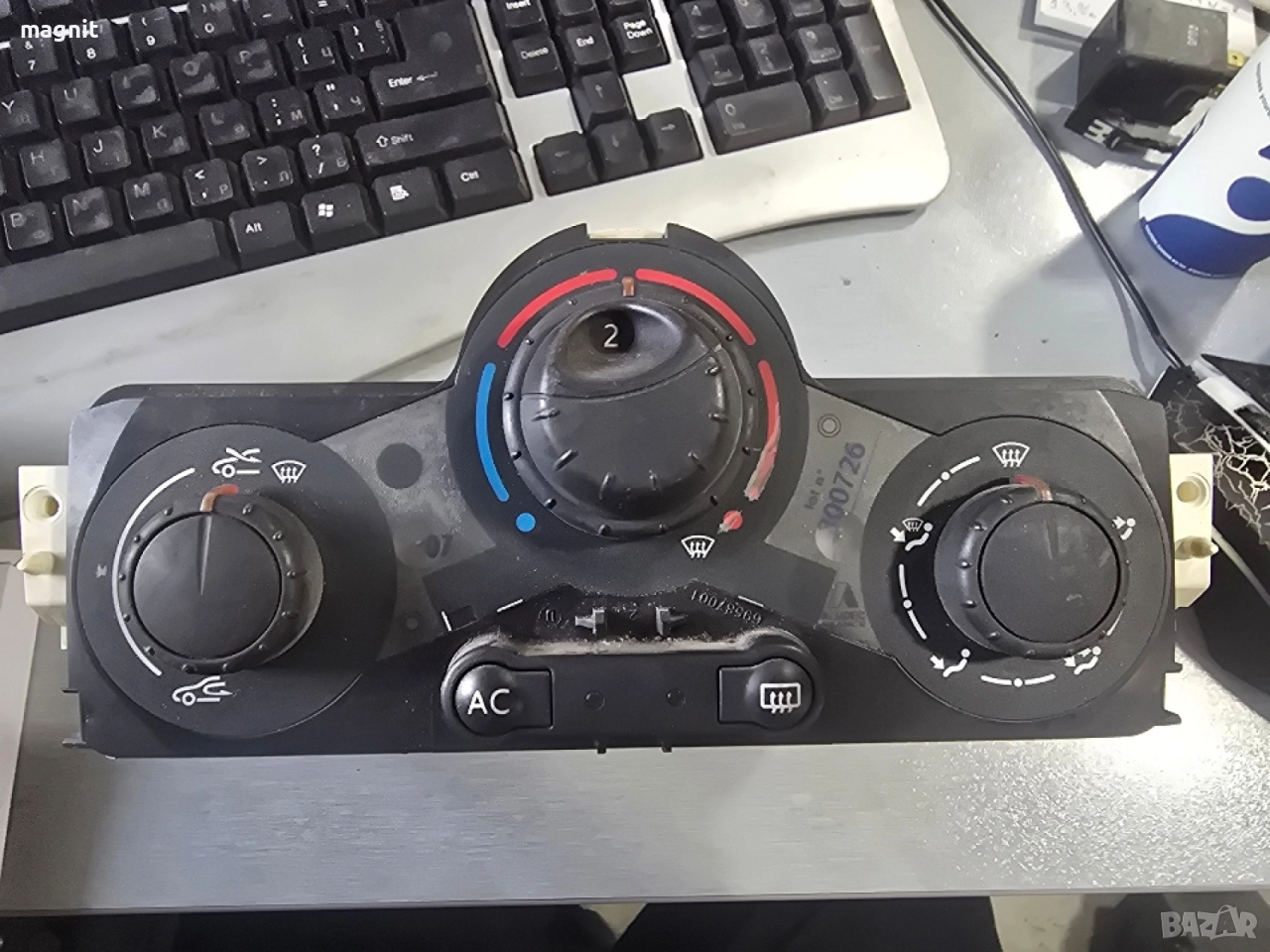 69580001 ПАНЕЛ КЛИМАТИК RENAULT SCENIC II , снимка 1