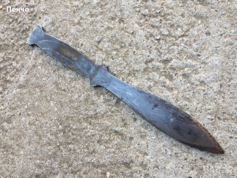 стар нож за хвърляне, кама 2, снимка 1